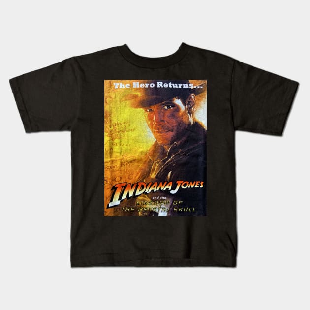 Raiders of the lost ark Kids T-Shirt by DONIEART